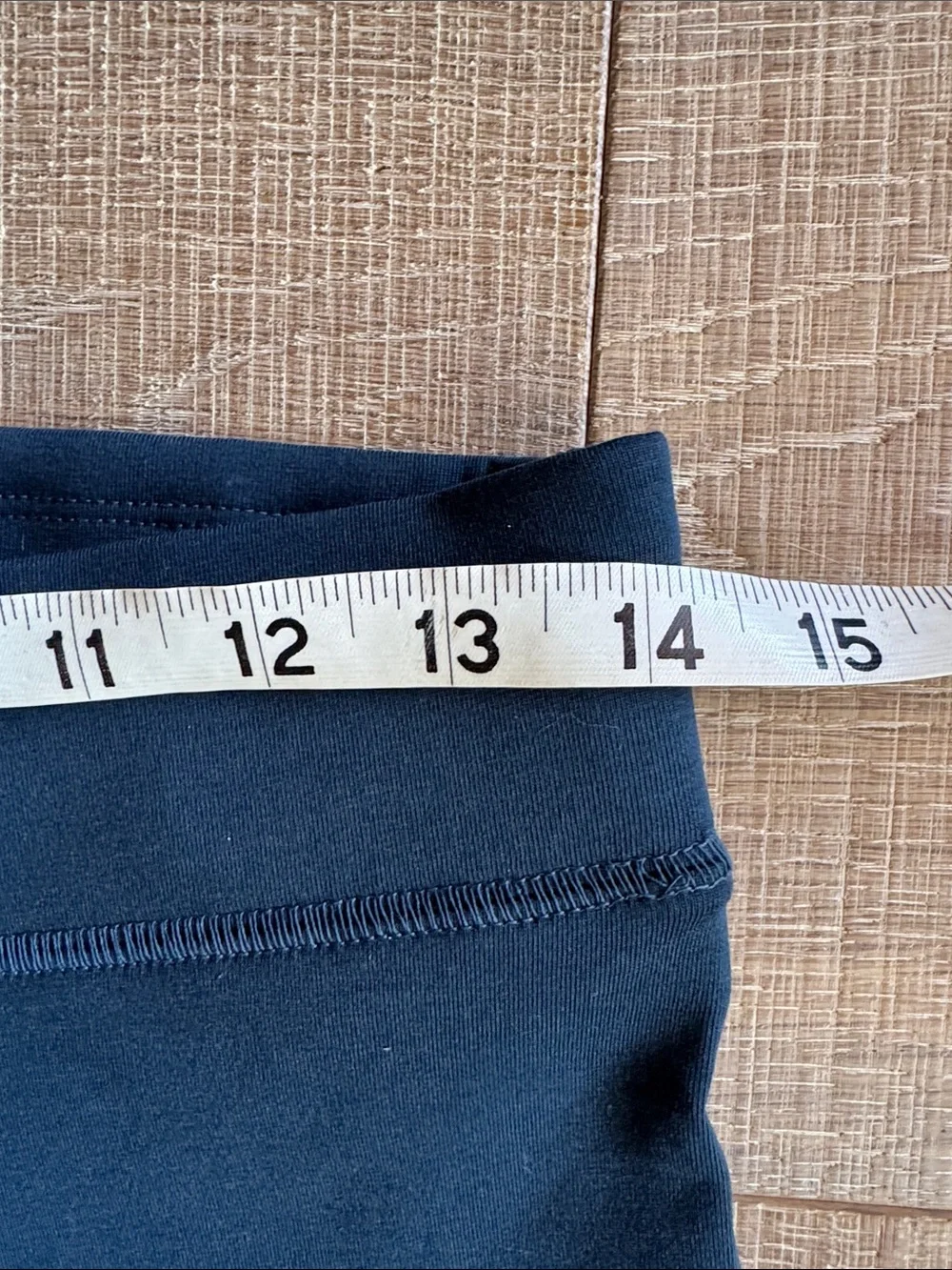Nike women’s Marine Blue Bike Shorts with White Swoosh NWOT M